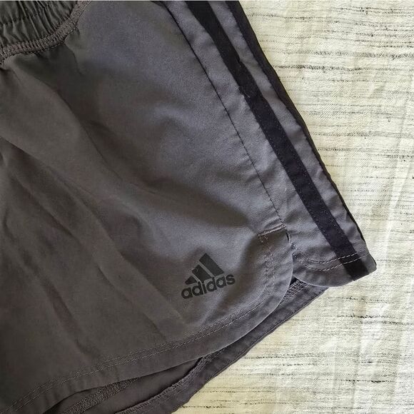 Adidas Dark Gray Athletic Shorts - Picture 3 of 4